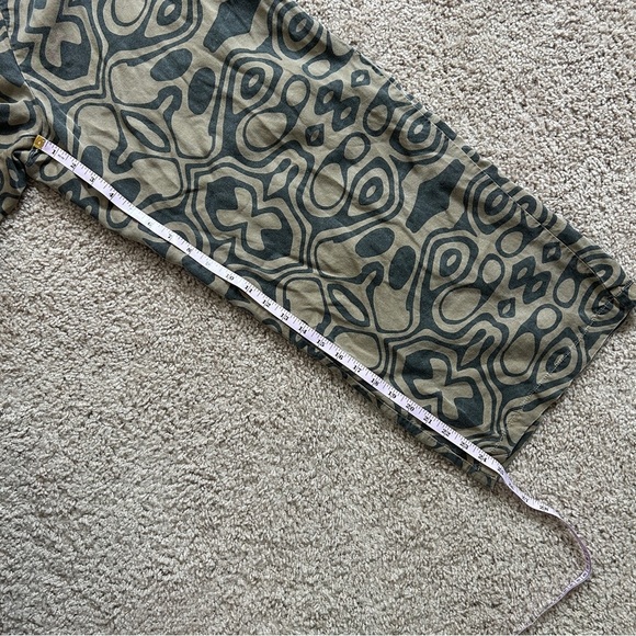 Jane and Delancey Black Tan Patterned Wide-Leg Pants Size Large - Picture 6 of 7